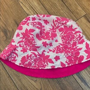 Joe Fresh Pink Floral Kids Hat